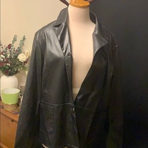 Ladies leather blazer